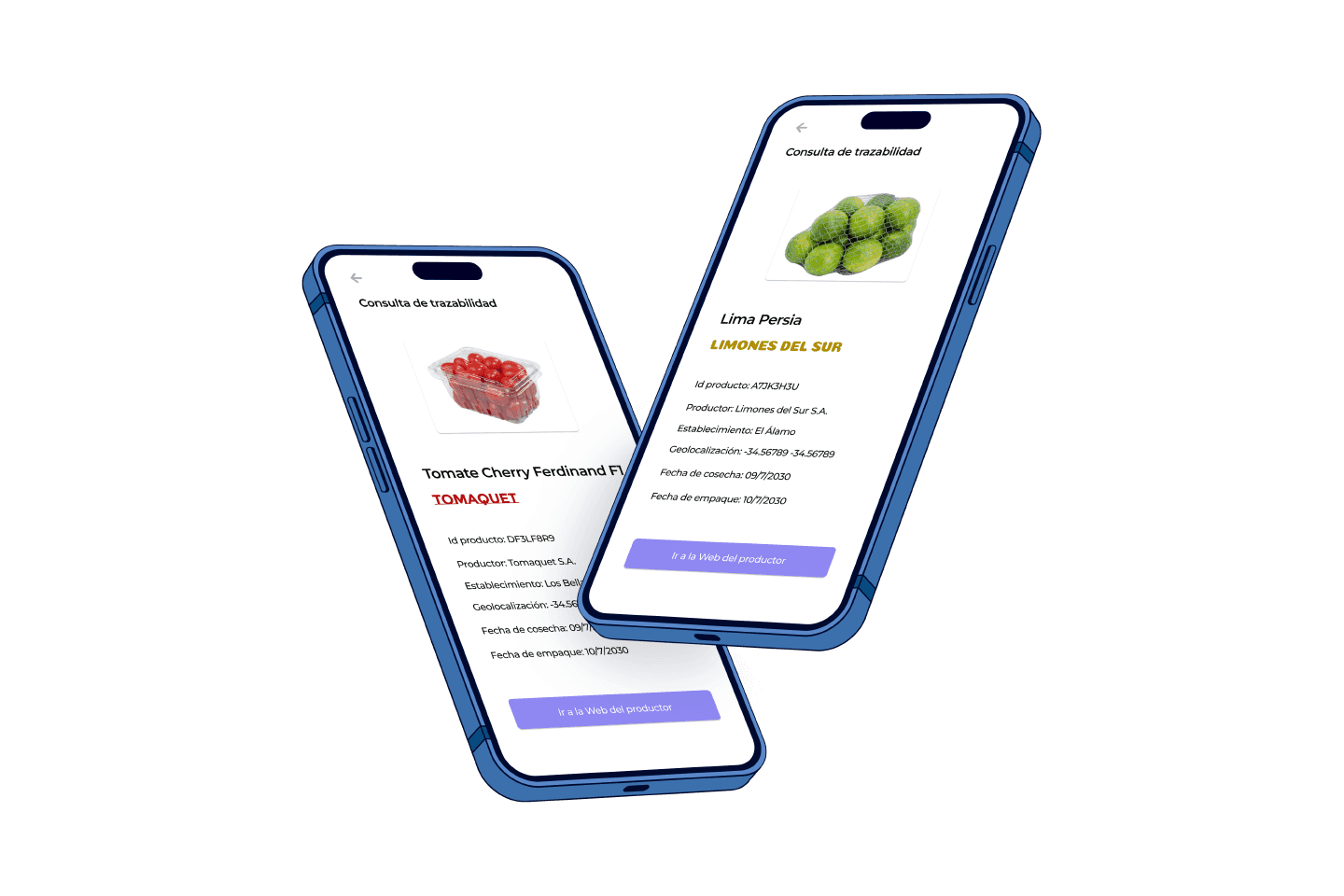 Consulta de trazabilidad en la app